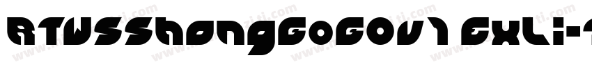 RTWSShangGoGOv1 ExLi字体转换